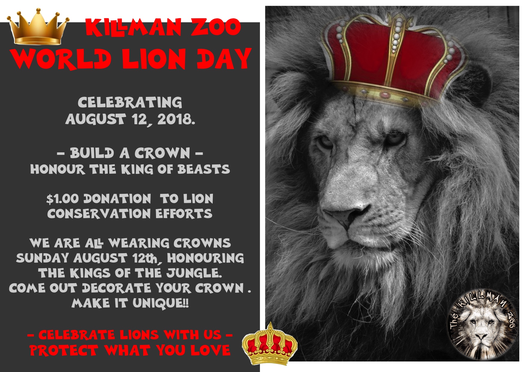 Какого года родился лев. Международный день Льва. День Льва 10 августа. Праздник Всемирный день Льва. С днем рождения Лев.
